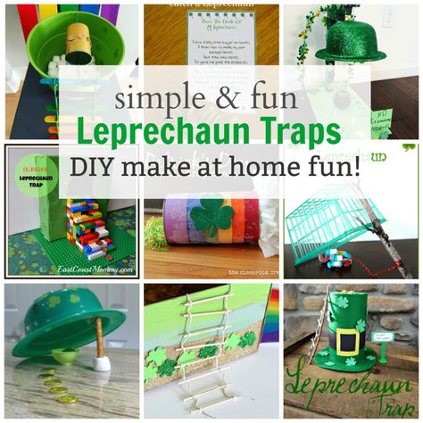 Easy Leprechaun Traps to make at home | The Taylor House Leprechaun Ideas, Camper Food, Leprechaun Trap Project, Leprechaun Tricks, Leprechaun Craft, Shamrock Craft, Leprechaun Trap, St. Patrick's Day Crafts, St Patricks Day Crafts For Kids