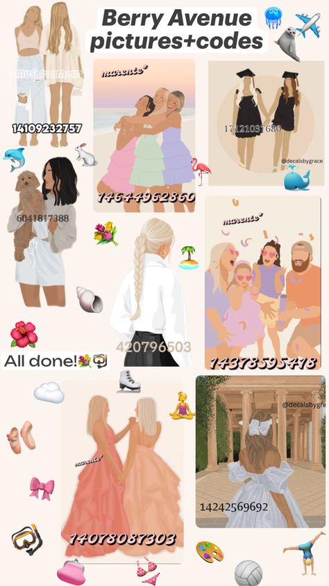 #berryavenuecodes Bloxburg Decals Codes Aesthetic, Cute Family Pictures, Preppy Decal, Iphone Wallpaper Preppy, Pic Code, House Plans With Pictures, Roblox Image Ids, Bloxburg Decals Codes Wallpaper, House Decals