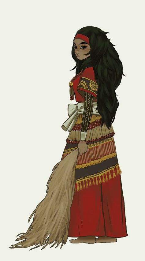 South American Fantasy Art, Traditional Cultural Clothing, Desert Princess Character Design, Filipino Character Art, Moroccan Character Design, Southeast Asian Character Design, Wow Concept Art, Hijabi Character Design, Indian Character Design Female