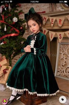 beautiful children dressess Girls Velvet Dress Kids Fashion, Velvet Dress For Kids Girl, Velvet Kids Dress, Kids Velvet Dress, Girls Velvet Dress, Girls Dresses Diy, Girls Dresses Sewing