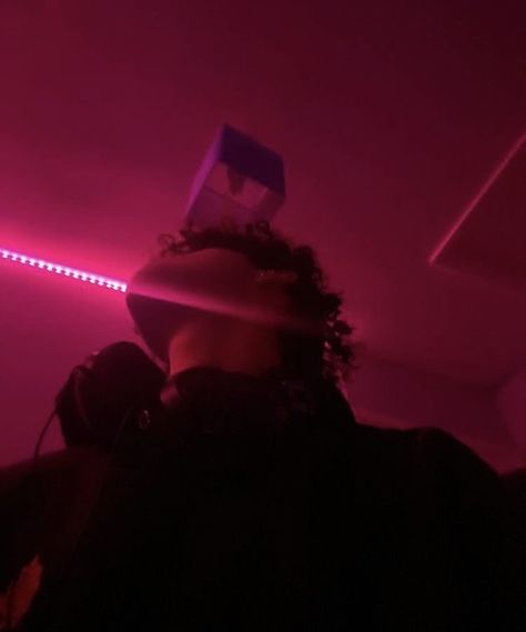 Pink Boy, Y2k Pfp, Boy Pfp, Its A Boy Banner, Boys With Curly Hair, Y2k Pink, Aesthetic Guys, Heart Eyes, Black Boys