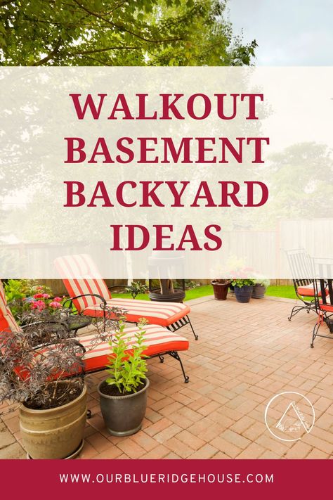 25 Amazing Walkout Basement Backyard Ideas - Our Blue Ridge House Deck Ideas Walkout Basement, Space Under Deck, 2 Story Deck, Under Deck Landscaping, Basement Backyard, Walkout Basement Patio, Cost To Build A House, Patio Under Decks, Deck Landscaping