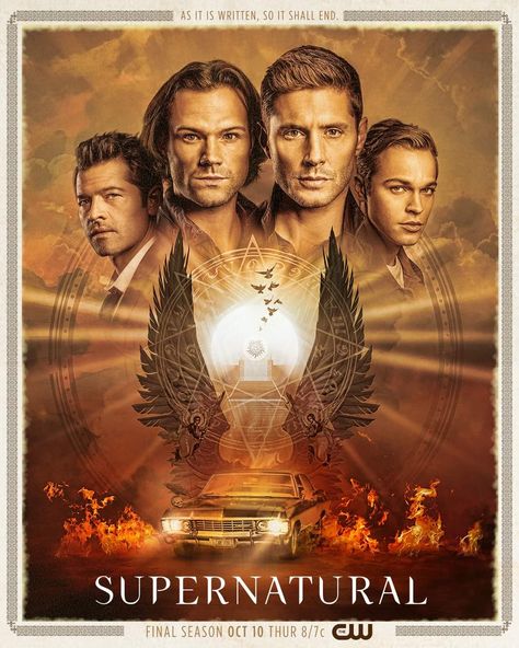 SupernaturalWiki #RideOrDie on Twitter: "The Road So Far: Season 1 and Season 15 posters #SupernaturalDay #Supernatural… " Supernatural Finale, Supernatural Poster, Supernatural Cw, Emmanuelle Vaugier, Seasons Poster, The Last Ride, Seasons Posters, Bobby Singer, Urban Exploring