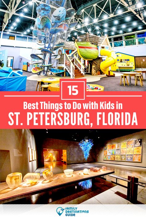 Dreaming about a family vacation to St. Petersburg, FL and looking for things to do? We’re FamilyDestinationsGuide, and we’re here to help: Discover the most fun things to do in St. Petersburg with kids - so you get memories that last a lifetime! #stpetersburg #stpetersburgthingstodo #stpetersburgwithkids #stpetersburgactivities Kids Restaurants, Kid Friendly Restaurants, Cheap Things To Do, Things To Do With Kids, St Pete Beach, St Petersburg Fl, St Petersburg Florida, Family Destinations, Family Friendly Activities