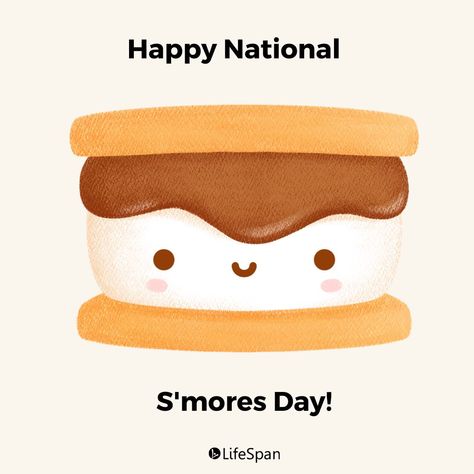 Happy National S'mores Day! 🍫 🔥 😋 #enjoy #nationalsmoresday #smores #summer #healthylifestyle #healthylivng #lifespanstyle #treatyouself Smores Cartoon, S'more Drawings, S'more Cartoon, S’mores Drawing, Cute Smores Drawing, Smores Drawing, Kids Market, Preschool Bulletin, Preschool Bulletin Boards