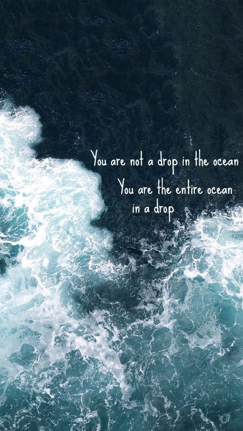 Iphone Wallpaper Ocean, Self Motivation Quotes, Ocean Quotes, Phone Wallpaper Quotes, Wallpaper Iphone Quotes, Inspirational Quotes About Love, Trik Fotografi, Trendy Quotes, In The Ocean