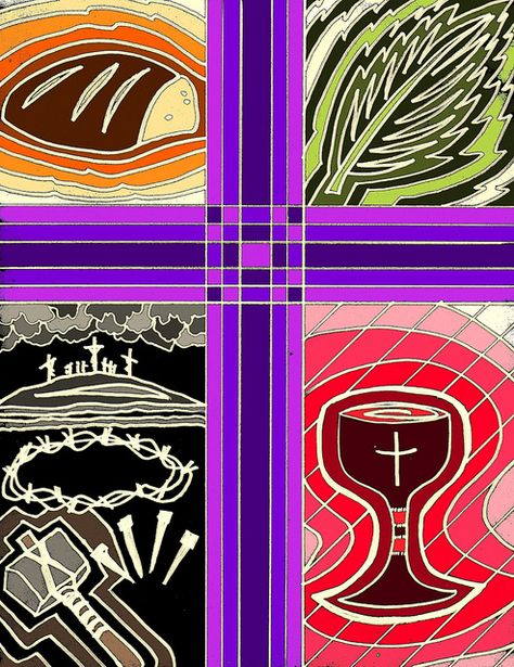 By Stushie, aka traquair57 Worship Images, Lenten Season, Church Bulletin, Church Banners, Religious Education, Purple Reign, Holy Week, Church Decor, Catholic Faith