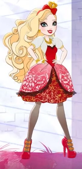 Ever After High | Apple White Apple White Ever After High, Ever After High Apple White, Ever After High Rebels, Childhood Fears, White Costumes, Raven Queen, After High School, Apple White, Snow White And The Seven Dwarfs