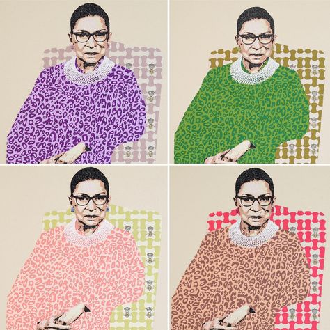 A reminder of greatness and that WE are gonna be #aight 🛎️The “Notorious” series x4 by @julietorresart on display and available @mirrorball_gallery 🪩 #ruthbaderginsburg #rbg #notoriousrbg #love #art #photooftheday #tryon #tryonnc #asheville #artist #america Notorious Rbg, Ruth Bader Ginsburg, Asheville, On Display, Love Art, Art