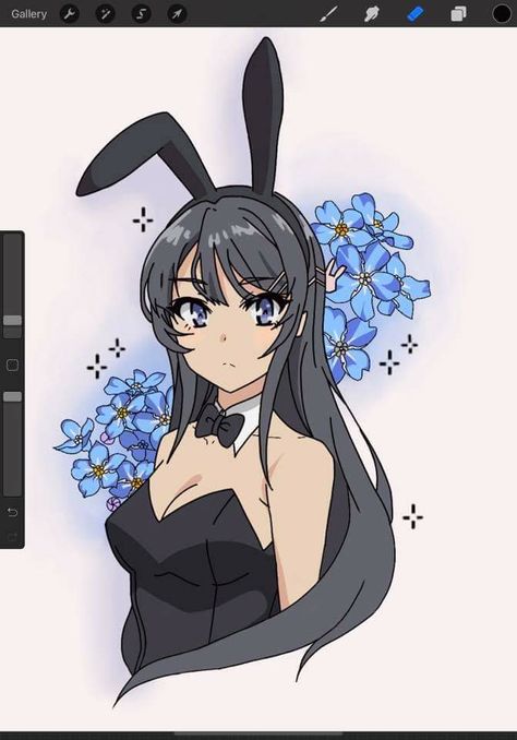 Mai Sakurajima Drawing, Mai Sakurajima Sketch, Bunny Girl Senpai Costume, Bunny Girl Drawing, Bunny Girl Senpai Cosplay, Bunny Girl Outfit Drawing Reference, Bunny Girl Senpai Wallpaper, Cute Couple Drawings, Bunny Girl