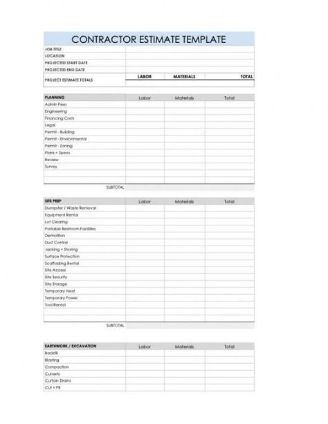 Sample of free construction estimate template in excel google sheets pdf construction estimate quote template excel. Construction estimate quote template, Project scoping and forecasting are a vital tool for just about any business. The range of your job might need t... Job Estimate Template Free Printable, Construction Estimate Template, Project Organizer, Estimate Template, Free Powerpoint Templates, Work System, Project Organization, Quote Template, Excel Templates