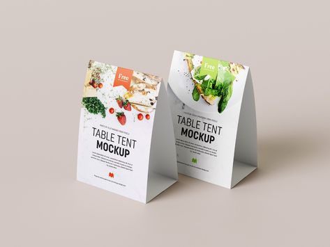 Free table tent mockup - Instant Download Cafe Menu Boards, Menu Sans Gluten, Menu Mockup, Table Tents, Tent Design, Psd Template Free, Tent Cards, Logo Mockup, Branding Mockups