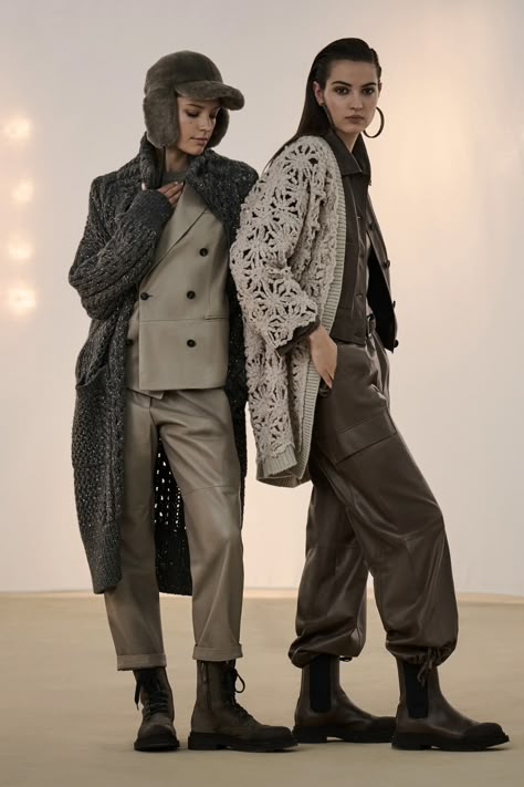 Brunello Cucinelli Fall 2023 Ready-to-Wear Collection | Vogue Fall 2023 Ready To Wear, Fashion Knitting, Fw 2024, 2023 Ready To Wear, Mohair Cardigan, Fall 23, Winter 23, Next Clothes, Fashion Show Collection