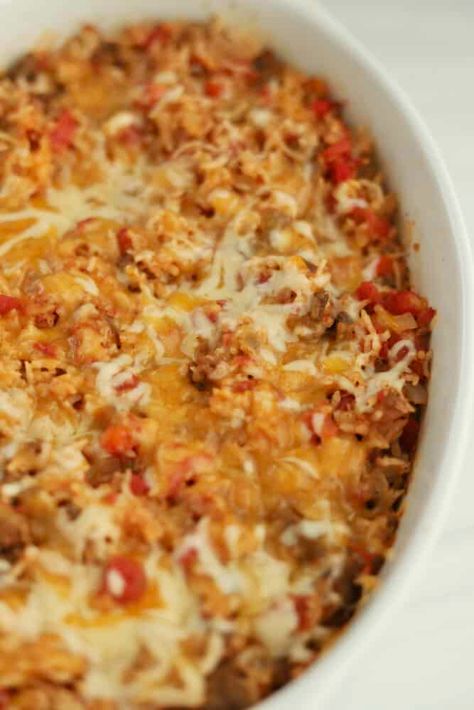 Pepper Rice Casserole, Leftover Stuffed Pepper Filling, Stuffed Pepper Bake, Stuffed Pepper Rice Bake, Stuffed Pepper Rice, Food Dolls Recipes, Pepper Rice Recipe, Rice And Peppers, Unstuffed Pepper Casserole