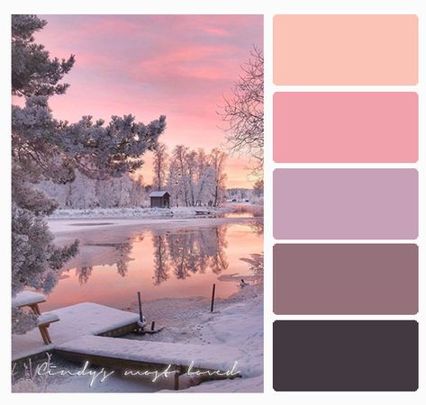 Color Palette winter scenery Vintage Winter Color Palette, Pink Winter Color Palette, Pastel Winter Color Palette, January Color Palette, February Color Palette, Color Palette Winter, Winter Colour Palette, Palette Winter, January Colors