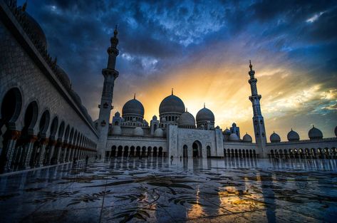 Wallpaper of Masjid (52+ pictures) Wallpaper Islami, Sheikh Zayed Grand Mosque, Islamic Wallpaper Hd, Beautiful Mosques, Wallpaper Dekstop, Beauty Wallpaper, Grand Mosque, Background Images Hd, Haiwan Peliharaan