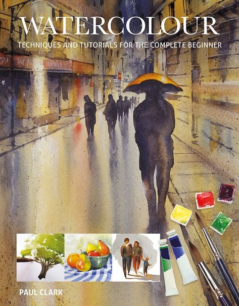 Designed for beginner watercolor painters, Watercolour lays the groundwork for mastering the craft, with a complete guide to the necessary tools and materials, an introduction to the basic techniques, and 10 step-by-step paintings. Included as a bonus are three feature spreads that focus on areas of particular interest for beginners, including painting special effects, trees, and skies. Clear instructions and helpful tips provided throughout are perfect for beginners, but even intermediate paint Watercolor Techniques Tutorial, Teaching Watercolor, Watercolour Techniques, Beginner Art, Watercolor Books, Types Of Books, Step By Step Painting, Water Colour, Watercolor Techniques