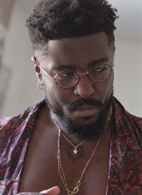 Harry Samba, Model Glasses, Black Mustache, Black Men Beards, Face Refs, Mustache Men, Dreadlock Hairstyles For Men, Afro Men, Black Men Haircuts