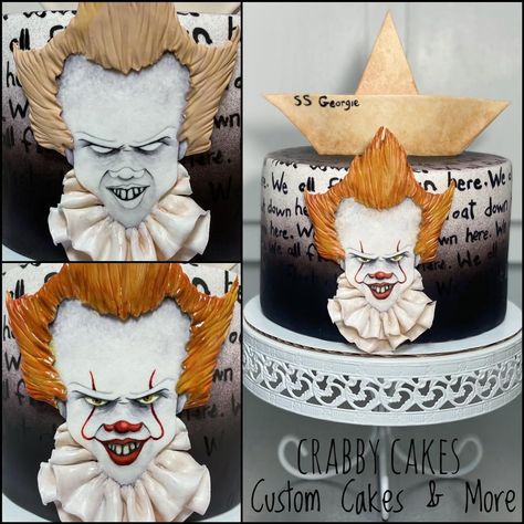 Horror Cakes, Horror Cake, Scary Cakes, Gourmet Cakes, Marshmallow Fondant, Instagram Cake, Wedding Cakes With Cupcakes, Themed Birthday Cakes, Cakes Wedding