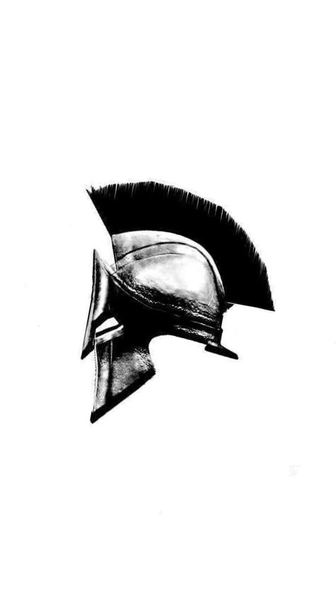 Trojan Helmet Tattoo, Trojan Warrior Tattoo, Spartan Helmet Tattoo Design, 300 Tattoo Spartan, 300 Spartans Tattoo, 300 Spartans Tattoo Ideas, Warrior Helmet Tattoo, Trojan Tattoo, Helmet Tattoo Design