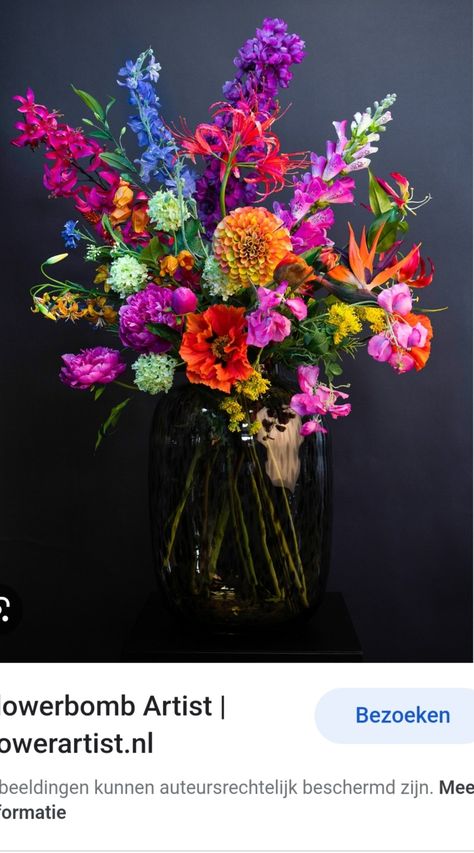 Boquette Flowers, Flower Vase Arrangements, Bridal Shower Diy, Artificial Flower Bouquet, Flower Bomb, Flower Therapy, Beautiful Bouquet Of Flowers, Flower Centerpieces, Types Of Flowers