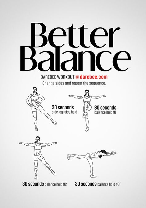 Darbee Workout, Balance Workout, Trening Sztuk Walki, Ballet Workout, Better Balance, Summer Body Workouts, Quick Workout Routine, Martial Arts Workout, Workout Without Gym