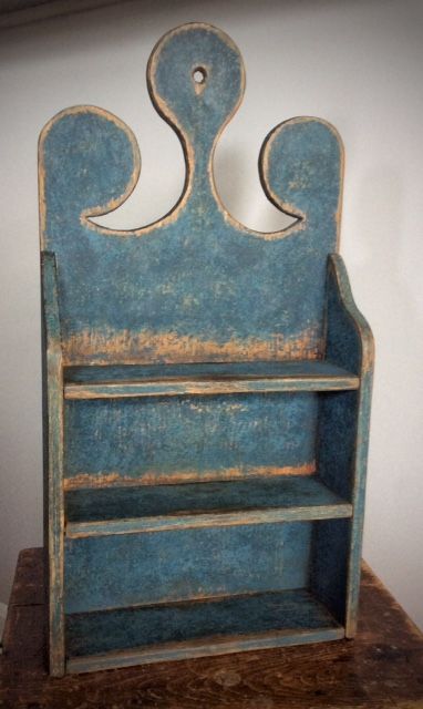 Primitives Past Potato Bins, Primitive Shelves, Blue Cupboards, Primitive Walls, American Primitive, Primitive Furniture, Colonial Decor, Primitive Kitchen, Primitive Antiques