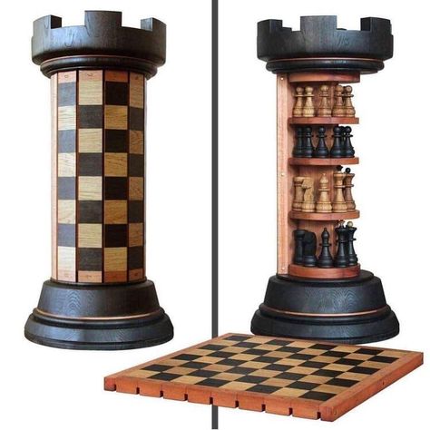 Inventions Sympas, Toys Room, Wooden Chess Board, Wooden Chess, Room Board, Cool Inventions, Chess Pieces, Chess Set, Chess Board