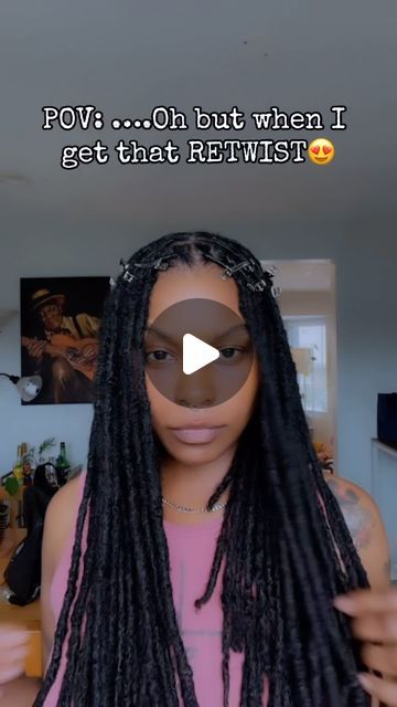 Bri💕 on Instagram: "🌱 B’amour Rose Water + Oil Retwist 🌱 • There’s always a debate of rather to retwist with oil and water or to use more secure holds like waxes and gels. Honestly I say do what you want. There is no rules to this, just preference and maybe small consequences to learn from 😅. Im a Oil & Water Girl through and through. It’s light and healthier on my hair and I don’t get build up. Some would say using oil and water doesnt hold for them but I think some arent doing it right or using the right products. Here’s what I use to retwist my Locs:   1️⃣ B’amour Rose Water:  I use this to keep my locs hydrated and moisturized as I retwist. It’s soft and has a delicate aroma that makes the retwisting experience feel like luxury 🌹   2️⃣ Any B’amour Oil: B’amour oils are packed with Retwist Locs With Aloe Vera Gel, Best Gel For Retwisting Locs, Diy Loc Twisting Gel, Best Products For Loc Retwist, Products To Retwist Locs, Water Girl, Girl In Water, Oil And Water, No Rules