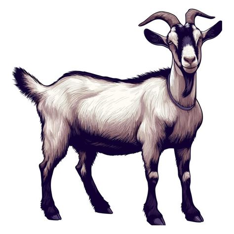 Goat vector cartoon illustration | Premium Vector #Freepik #vector #farm #mountain #natural #food Goat Vector, Goat Illustration, Illustration Cartoon, Concept Art Character, Vector Cartoon, Natural Food, Cartoon Illustration, Premium Vector, Goats