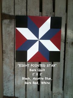 Quilting Pictures, Quilt Colors, Quilt Instructions, Eight Pointed Star, Sewing Quilts, Painted Barn Quilts, Barn Signs, Pole Barns, Barn Quilt Designs