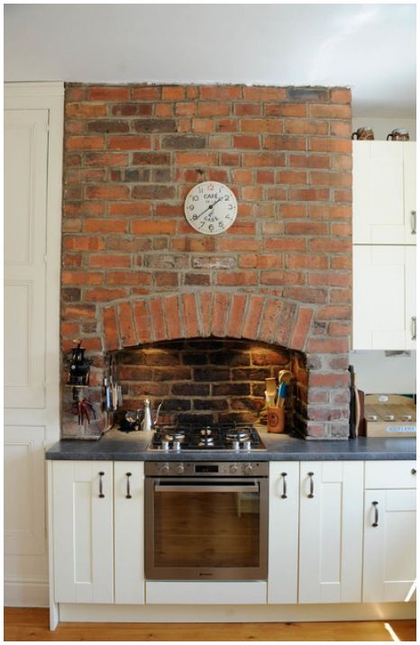 Terraced house kitchen - #kitchen #ideas #vintage #victorian #house kitchen ideas victorian house Terraced House Kitchen, Terrace House Kitchen, Kitchen Victorian, Kitchen Chimney, Brick Kitchen, Victorian Kitchen, Chimney Breast, Brick Oven, Sustainable Kitchen