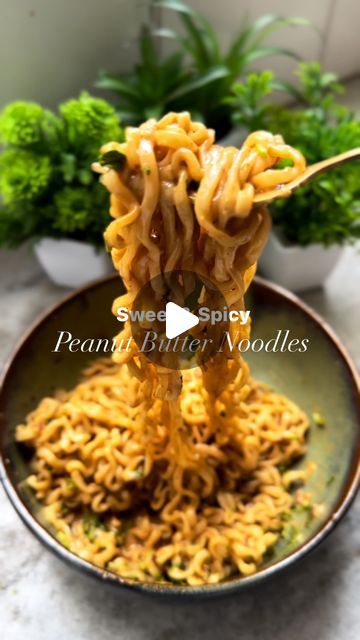 Aathira Sethumadhavan on Instagram: "328 KCal for the easiest ramen ever. 🤌🏼
Peanut Butter Noodles (makes 2 servings - 328 Kcal, 10g P, 7 g F, 55 g C per serving)
Ingredients 
150 g dry ramen noodles - cooked and drained (approx 1.5 Packs of instant noodles)
For the sauce -
2 tsp peanut butter or whatever bit you can’t remove from the  jar
1.5 tsp chilli oil 
1.5 tsp soy sauce 
Juice of half a lime 
1 tsp sugar 
Salt to taste 
1/3 cup hot water 
Handful of chopped coriander leaves 

Method
1. Pour hot water into the peanut butter jar, mix well and then add in remaining ingredients except coriander leaves. 
2. Whisk well or simply close the jar and shake well until creamy and emulsified.
3. Mix in coriander leaves and pour over cooked noodles. 
4. Serve it hot or cold. ❤️

.
#ramen #noodl Dry Ramen, Cold Ramen, Peanut Butter Noodles, Butter Noodles, Easy Ramen, Chilli Oil, Peanut Butter Jar, Buttered Noodles, Spicy Peanuts