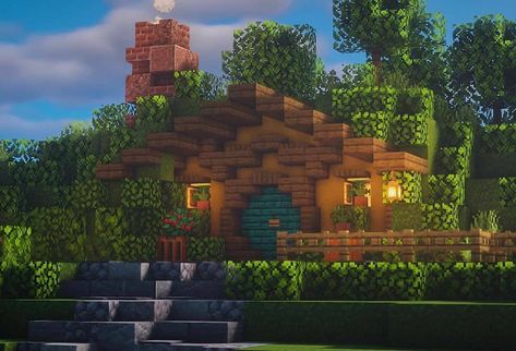 Minecraft Hobbit Hole, Enchantment Room Minecraft, Minecraft Enchantment Room, Minecraft 2023, Hobbit Village, Fantasy Builds, Minecraft Enchantments, Aesthetic Minecraft Builds, Hobbit Homes