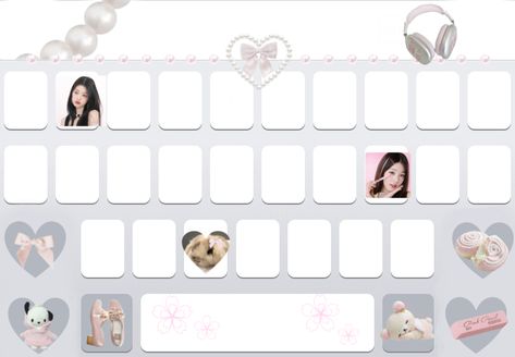 keyboard   #wonyoung #jangwonyoung #layout #ioslayout #cute #sanrio Wonyoung Layout, Keyboard Theme, Phone Decoration, Cute Sanrio, Pretty People, Keyboard, Layout, Collage, Pins