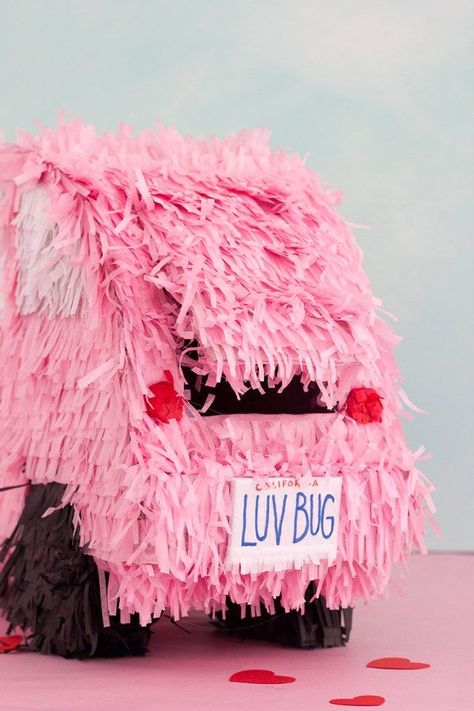 3 Valentine's Day pinata boxes - The House That Lars Built Homemade Valentine Boxes, Girls Valentines Boxes, Diy Valentines Box, Valentine Boxes For School, Pinata Diy, Kids Valentine Boxes, Valentine Card Box, Valentine Mailbox, Valentinstag Party