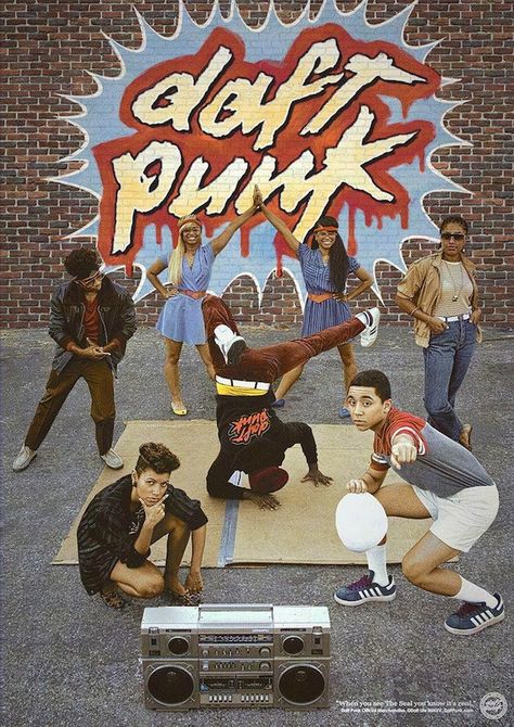 Daft Punk Share More Amazing Merch Ads | News | Pitchfork Daft Punk Poster, Marketing Merchandise, Punk Hoodie, Thomas Bangalter, Punk Poster, Retro Images, Punk Vintage, Poster Ads, Daft Punk