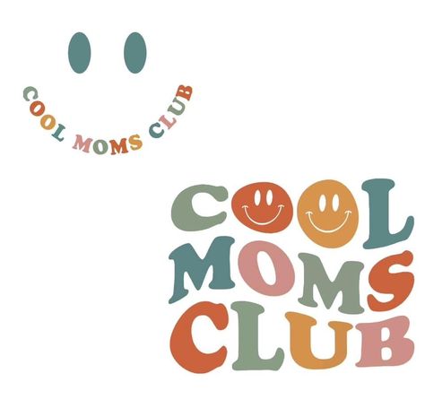 Mom Graphic Design, Cool Moms Club Svg, Mama Shirt Svg, Cute Graphic Print T-shirt For Mother's Day, Trendy Mother's Day T-shirt With Graphic Print, Bullet Journal Layout Templates, Groovy Mama Svg, Mom Tee Shirts, Cricut Projects Easy