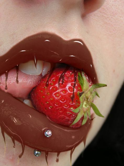 Chocolate Lips By Kjitty Deviantart Com #makeup, #lips, https://facebook.com/apps/application.php?id=106186096099420 Lip Art Makeup, Candy Lips, Nice Lips, Sweet Lips, Love Lips, Lipstick Art, Chocolate Strawberry, Hot Lips, Lip Designs