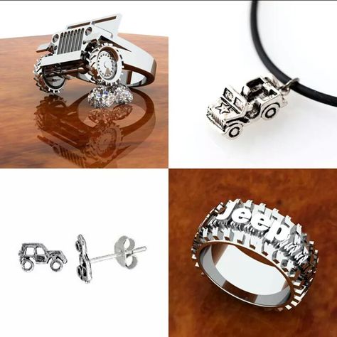 Jeep jewelry, sold through poison spider.== ohhhhhh i looooove iiiiit!!! Jeep Gifts For Women, Jeep Jewelry, Jeep Swag, Jeep Art, Jeep Things, Jeep Gifts, Eclectic Jewelry, Cool Jeeps, Jeep Lover