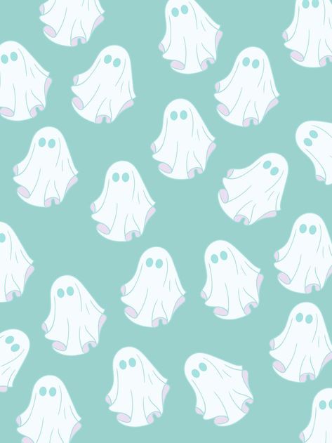 Background Screensavers, Blue Halloween, Halloween Wallpaper Iphone Backgrounds, Halloween Wallpaper Cute, Seamless Wallpaper, Ghost Light, Pretty Phone Wallpaper, Fall Background, Cute Canvas Paintings