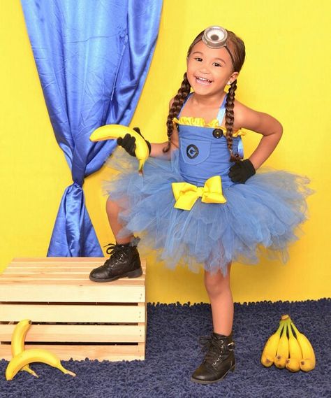 Girl Minion Birthday Party, Minion Party Theme, One In A Minion, Girl Minion, Minion Costumes, Popular Costumes, Minion Birthday Party, A Minion, Holloween Costume