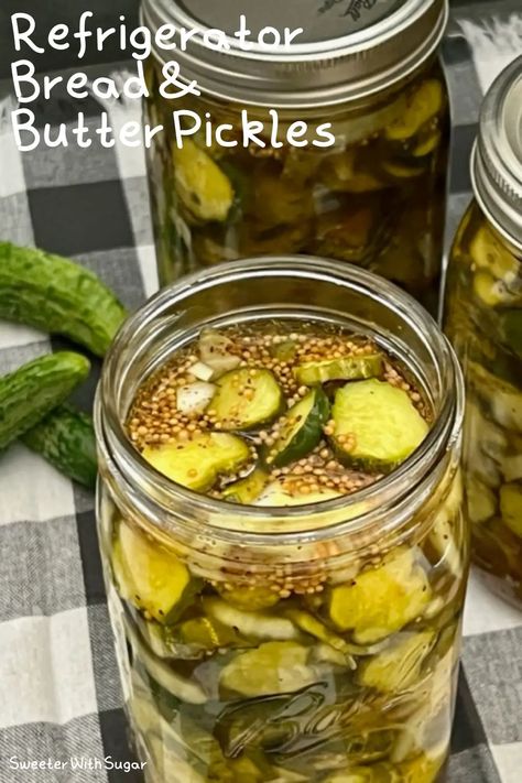 Refrigerator Bread and Butter Pickles | Refrigerated Bread And Butter Pickles, Refrigerator Squash Pickles, Bread N Butter Pickles, Sweet Bread And Butter Pickles, Easy Refrigerator Bread And Butter Pickles, Refrigerator Sweet Pickles Recipe, Bread And Butter Pickle Recipes, Cucumber Refrigerator Pickles, Refrigerator Bread And Butter Pickle Recipe