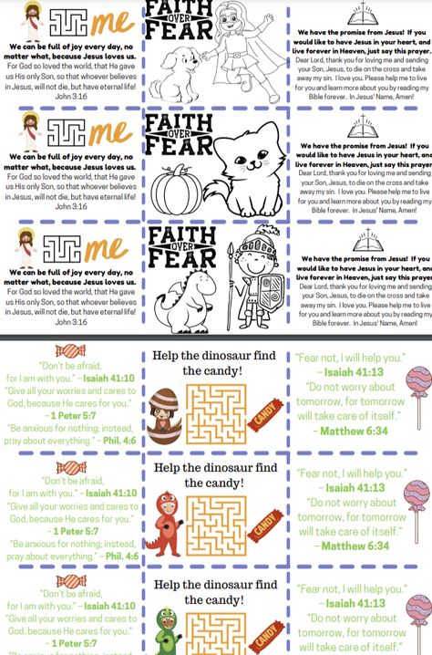 Time to Genesis 50:20 Halloween again - Gospel Tracts for Kids - Put these in your Candy Bags The kids and I created some Gospel Tracts to accompany the candy we pass out each year for Halloween. The awesome thing about Halloween is that we have the power to interject Jesus on a very special day where tons of people willingly come to your home for a gift – we choose give the gift of the Gospel with each bag of candy! Halloween Gospel Tracts, Evangelism Tracts, Halloween Tracts, Genesis 50 20, Bag Of Candy, Christian Halloween, Christian Soldiers, Gospel Tracts, Homeschool Worksheets