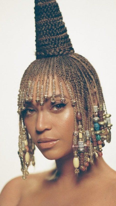 Beyonce Braids Hairstyles, Afro Aesthetic, Charlie Ray, Beyonce Braids, Black Is King, Afro Hair Art, Beyonce Hair, Editorial Hair, Hair Twist Styles