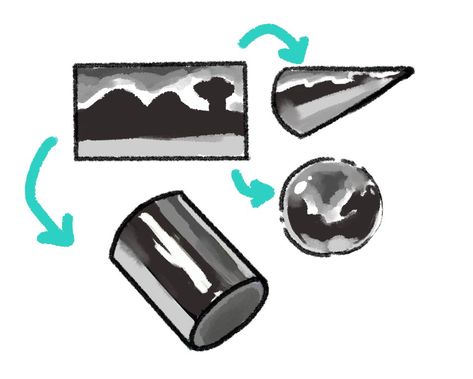 Metal Shading, Rendering Tutorial, Reflection Drawing, Metal Drawing, Metallic Object, Shading Drawing, Procreate Tutorial, How To Shade, Object Drawing