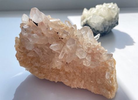 Pink Samadhi Himalayan Quartz ❤�️❤️ Calm Room, Himalayan Quartz, Inner Self, Meditation Crystals, Moon Magic, I Love A, Crystal Shop, Pink Quartz, Creating A Brand