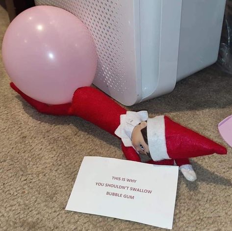 Elf On The Shelf Ideas First Time, Elf Ideas Easy, Bad Elf, Elf Funny, Awesome Elf On The Shelf Ideas, Elf Activities, Xmas Elf, Elf Antics, Elf Fun