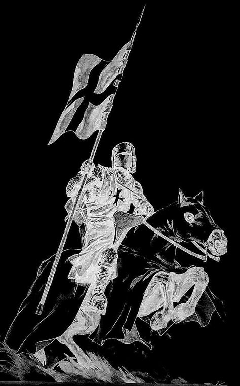 Crusader Wallpaper, Angelo Guerriero, Medieval Artwork, Crusader Knight, Rennaissance Art, Combat Art, Knight Art, Biblical Art, Arte Obscura