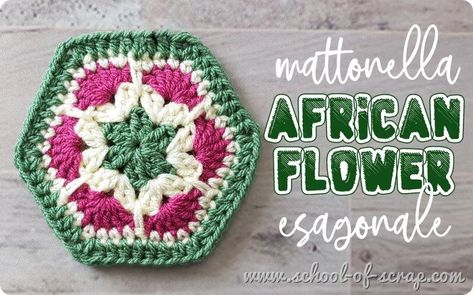 Oggi ho deciso di pubblicare il video tutorial della mattonella esagonale che si chiama “african flower”, non è un modello...Potrebbe interessarti anche:Uncinetto: fiocco di neve granny style facile... [per leggere tutto il post clicca sul titolo] <br> </br> ♥ Grazie per avermi concesso questo spazio nella tua casella di posta. ♥ Crochet African Flowers, Granny Style, African Flowers, Floral Squares, Crochet Granny, Crochet Tutorial, Video Tutorial, Granny Square, Pot Holders